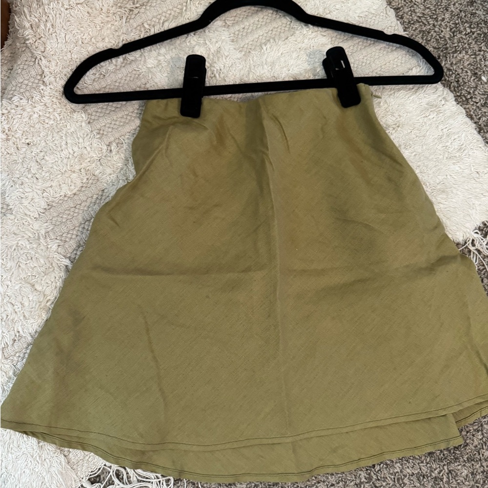 VRG GRL Olive Green Skirt